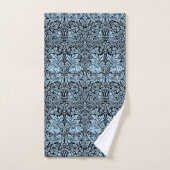 William Morris Brother Rabbit Hellblau Schwarz Badhandtuch Set (Handtuch)