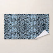 William Morris Brother Rabbit Hellblau Schwarz Badhandtuch Set (Handtuch)