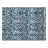 William Morris Brother Rabbit Hellblau Schwarz Tischdecke (Vorderseite (Horizontal))