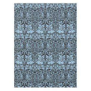 William Morris Brother Rabbit Hellblau Schwarz Tischdecke
