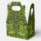 William Morris Brother Rabbit Hellgrün Schwarz Geschenkschachtel (Geöffnet)