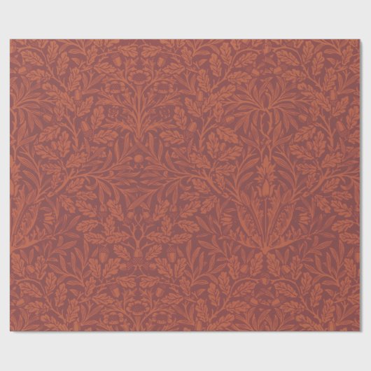 William Morris BROWN Geschenkpapier (Flach)