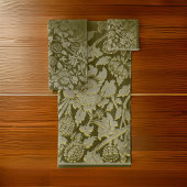 William * Morris Brown und Taupe Badhandtuch Set