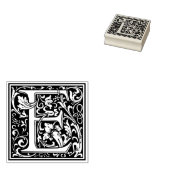 William Morris Buchstabe E Gummistempel (Stempel)