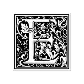 William Morris Buchstabe E Gummistempel (Prägung)