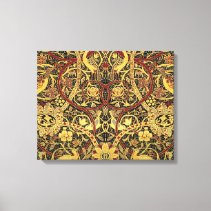 William Morris Bullerswood Faux-Teppich Leinwanddruck