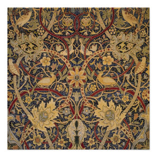 William Morris Bullerswood Faux-Teppich Poster