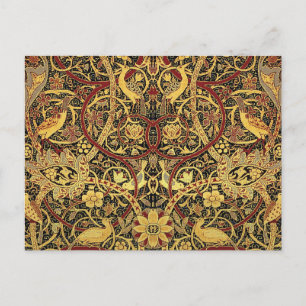 William Morris Bullerswood Faux-Teppich Postkarte