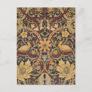 William Morris Bullerswood Faux-Teppich Postkarte