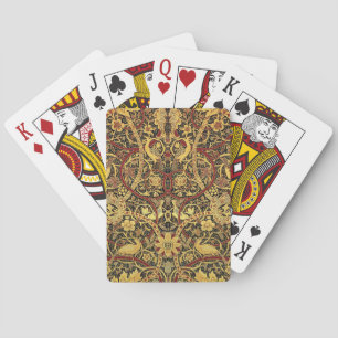 William Morris Bullerswood Faux-Teppich Spielkarten