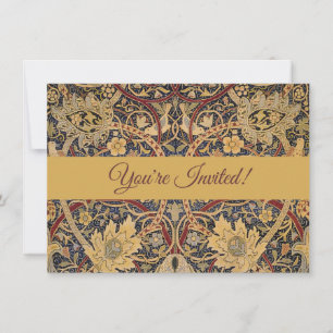 William Morris Bullerswood Imitats Tapestry Einladung