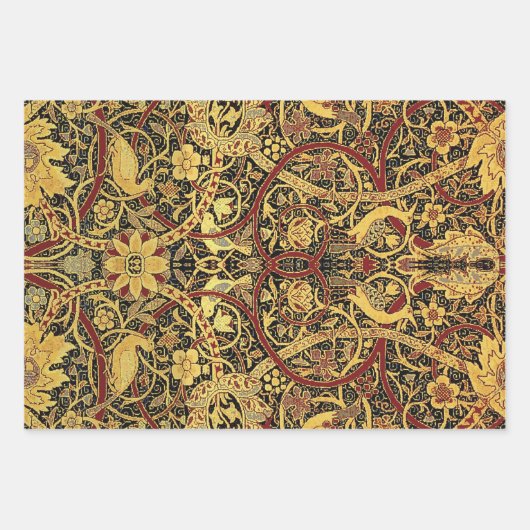 William Morris Bullerswood Imitats Tapestry Geschenkpapier Set (Vorderseite 2)
