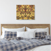 William Morris Bullerswood Imitats Tapestry Leinwanddruck (Insitu (Schlafzimmer))