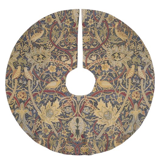 William Morris Bullerswood Imitats Tapestry Polyester Weihnachtsbaumdecke (Vorderseite)