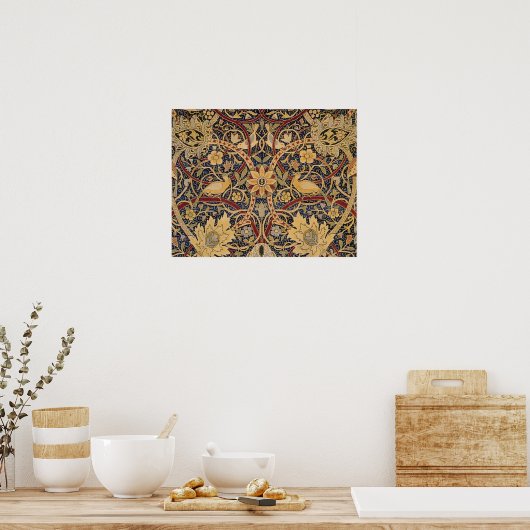 William Morris Bullerswood Imitats Tapestry Poster (Küche)