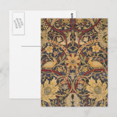 William Morris Bullerswood Imitats Tapestry Postkarte (Vorne/Hinten)