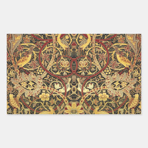 William Morris Bullerswood Imitats Tapestry Rechteckiger Aufkleber