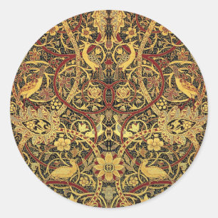 William Morris Bullerswood Imitats Tapestry Runder Aufkleber