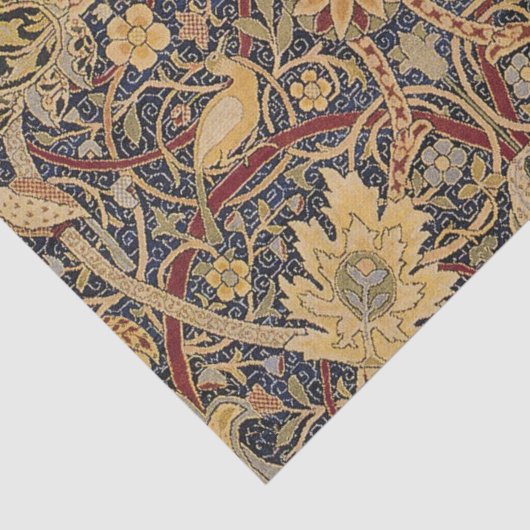 William Morris Bullerswood Imitats Tapestry Seidenpapier (Ausschnitt)
