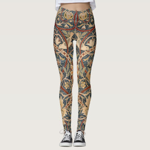 William Morris Bullerswood Vintage Vogelkunst Leggings