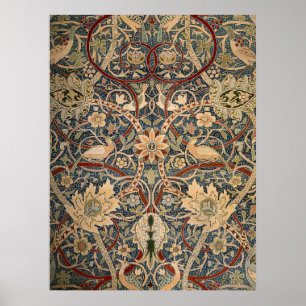 William Morris Bullerswood Vintage Vogelkunst Poster