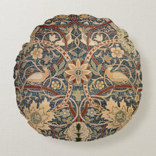 William Morris Bullerswood Vintage Vogelkunst Rundes Kissen