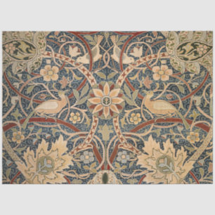 William Morris Bullerswood Vintage Vogelkunst Seidenpapier