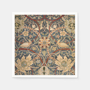 William Morris Bullerswood Vintage Vogelkunst Serviette