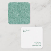 William Morris Business Card Quadratische Visitenkarte (Vorne/Hinten)