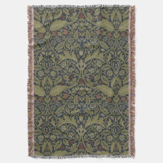 William Morris: Campion Blanket Decke (Vorderseite Vertikal)