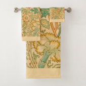 William Morris CarNations Retro Floral Badhandtuch Set (Insitu)