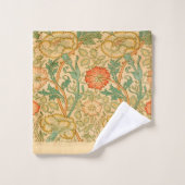 William Morris CarNations Retro Floral Badhandtuch Set (Waschlappen)