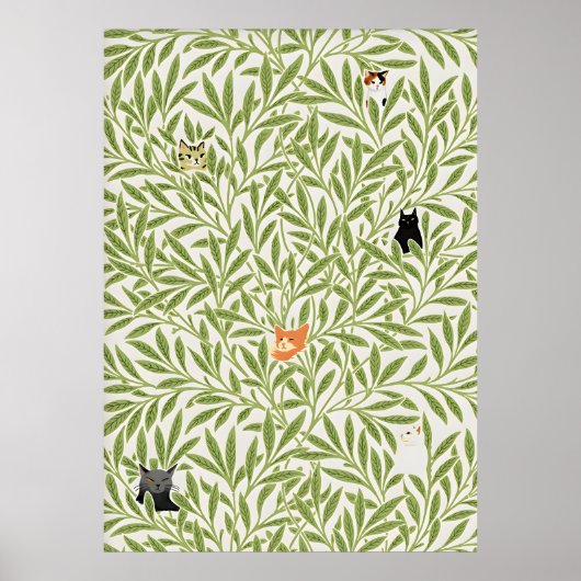 William Morris Cat Poster (Vorne)