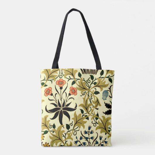 William Morris - Celadine, beliebtes Muster, Tasche (Rückseite)