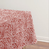 William Morris Cherry Red Larkspur Pattern Tischdecke (Beispiel)