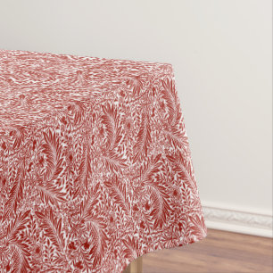 William Morris Cherry Red Larkspur Pattern Tischdecke