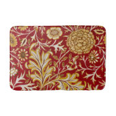 William Morris Cherwell Floral Pattern Red Badematte (Vorderseite)