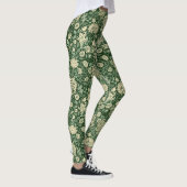 William Morris "Cherwell"-Muster in Green Leggings (Rechts)