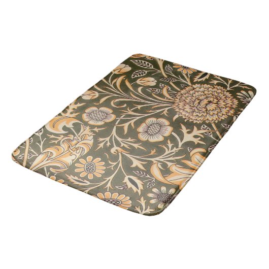 William Morris Cherwell Wallpaper Pattern Badematte (Schrägansicht)