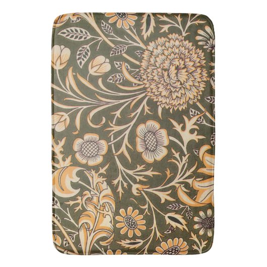 William Morris Cherwell Wallpaper Pattern Badematte (Vorderseite Vertikal)