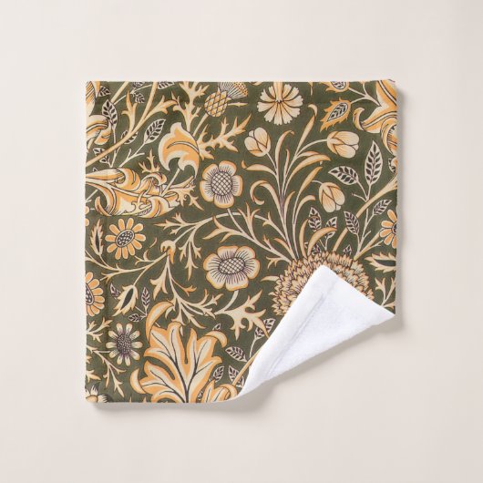 William Morris Cherwell Wallpaper Pattern Badhandtuch Set (Waschlappen)