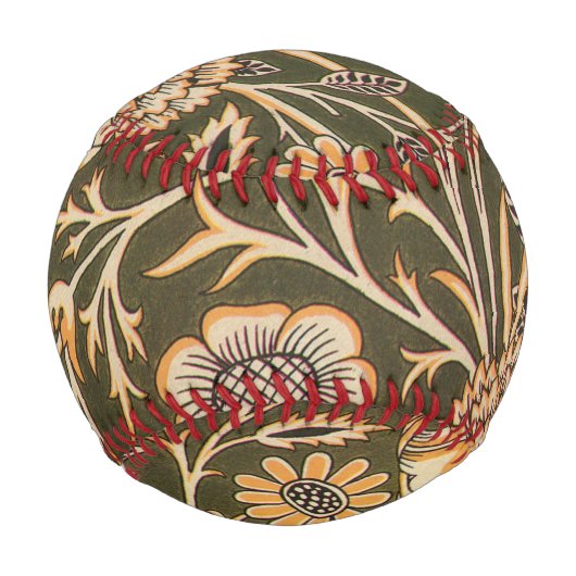William Morris Cherwell Wallpaper Pattern Baseball (Rückseite)