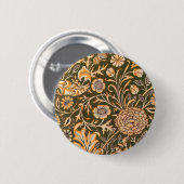 William Morris Cherwell Wallpaper Pattern Button (Vorne & Hinten)