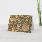 William Morris Cherwell Wallpaper Pattern Dankeskarte (Vorderseite)