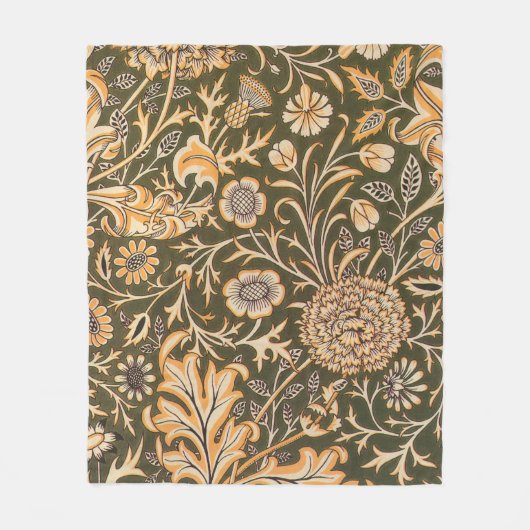William Morris Cherwell Wallpaper Pattern Fleecedecke (Vorderseite)