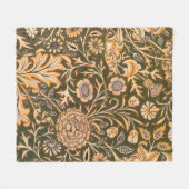 William Morris Cherwell Wallpaper Pattern Fleecedecke (Vorderseite (Horizontal))