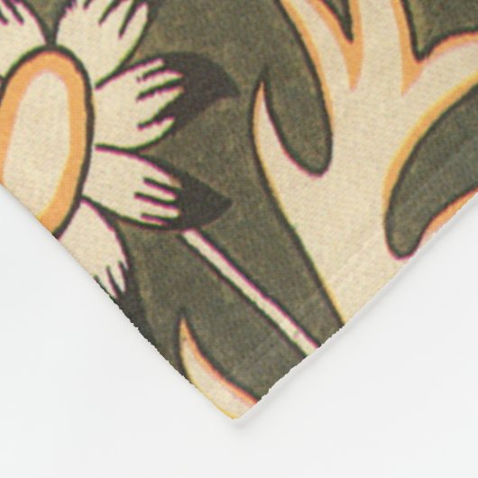 William Morris Cherwell Wallpaper Pattern Fleecedecke (Ecke)
