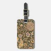William Morris Cherwell Wallpaper Pattern Gepäckanhänger (Vorderseite vertikal)