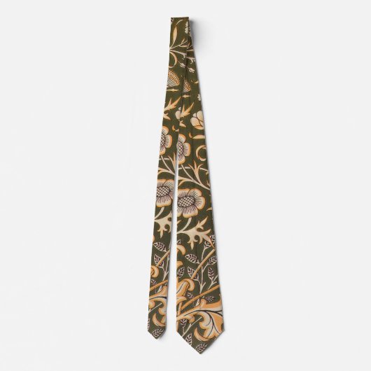 William Morris Cherwell Wallpaper Pattern Krawatte (Rückseite)