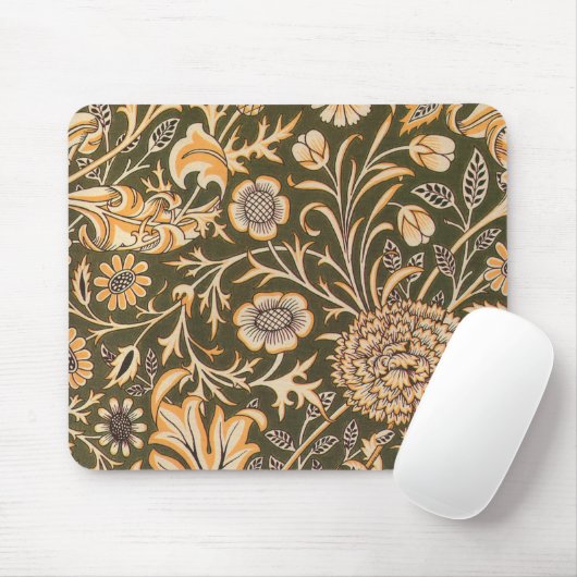 William Morris Cherwell Wallpaper Pattern Mousepad (Mit Mouse)